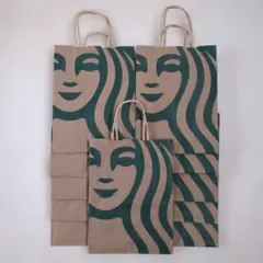 スターバックス　ショッピングバッグ　紙袋　ショッパー　11袋　まとめ売り