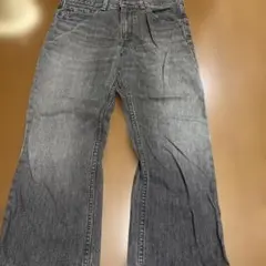 Levi's グレー デニム ワイドレッグ