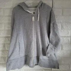 ONIGIRI 　ジップアップパーカー　グレー　サイズ９