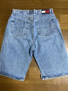 90s tommy jeans ハーフデニム