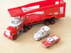 廃盤 カーズトミカ★レスキューゴーゴー メーター ラモーン マック 3台セット