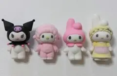 NETFLIX マイメロディ＆クロミ フロッキーフィギュア 全4種　コンプリート