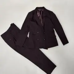 ✨極美品✨ スーツカンパニー ダブルジャケット パンツスーツ ブラウン 38 M