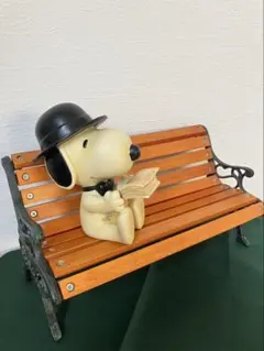 スヌーピー ベンチ置物 - メルカリ