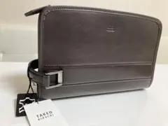 タケオキクチ レザー クラッチバッグ セカンド A5 702232 ボルトン