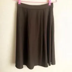 Perfect Suit Factory ひざ丈スカート M ブラウン 茶色のサムネイル