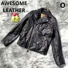 AWESOME LEATHER オーサムレザー ライダース 本革 本皮 ダブル AWESOME LEATHER オーサムレザー ライダースジャケット AL-003
