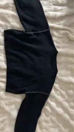 FRIES MART 黒 長袖セーター Rサイズ