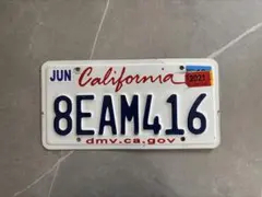 本物❗️激安‼️カリフォルニア ナンバープレート 10枚 USED品 カリフォルニア ナンバープレート ホワイト 全4種 アメリカ