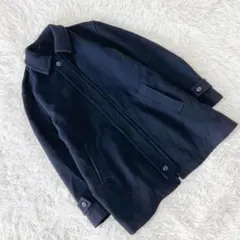 《ユニクロ》 (L) ジップアップステンカラーコート オールドユニクロ 通勤通学