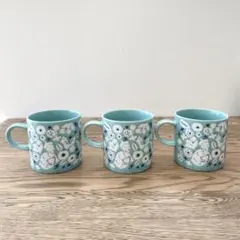 新品　KUKKA マグカップ　日本製　美濃焼　みのる陶器　3個セット