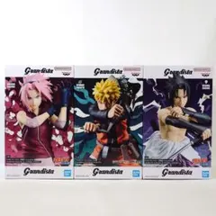 【まとめ割】 NARUTO ナルト サクラ サスケ フィギュア ３体セット