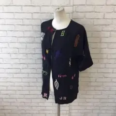 ★7.16 h181 ヴィンテージ ステラマッカートニー刺繍 38 半袖のサムネイル