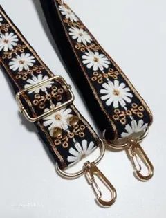 12. インド刺繍リボン ショルダーストラップ