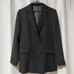 GUブラック ダブルブレストジャケット♡Sサイズ