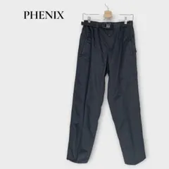 フェニックス アウトドアパンツ ベルト付き コットン混 ブラック M