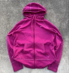 【古着】Nike ジップパーカー 紫