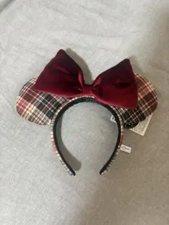 東京ディズニーリゾート カチューシャ チェック柄