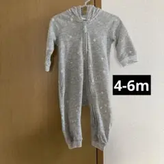 H&M 70サイズ 星柄 ロンパース