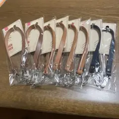 ダイソーバッグストラップ 40cm 各色 8個セット