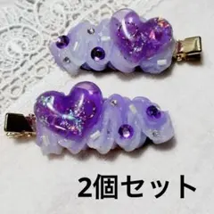 前髪ヘアピン　ヘアクリップ　ホイップデコ　ハンドメイド　ヘアアクセサリー15