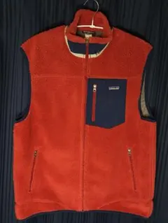 希少 美品パタゴニア　メンズ クラシック レトロX ベスト　赤XL
