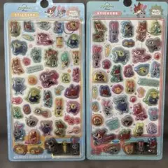 海外公式　ズートピア２　3D立体シールセット