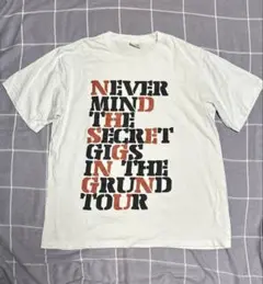 ロゴTシャツ 赤・黒文字