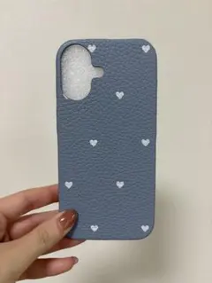 COVERARY 本革 32色 イタリアンシュリンクレザー ハート柄 背面ケース