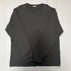 GU ダークグレー 長袖シャツ ポケット付き Mサイズ