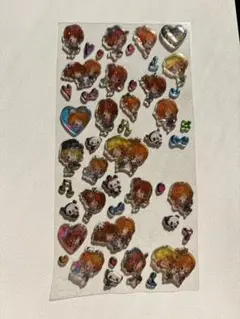 【にゃ様専用ページ】ぼんぼんシール　女の子柄　おすそわけ