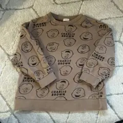PEANUTS チャーリー・ブラウン トレーナー100cm