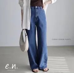 evernavy エバーネイビー カーブ デニム パンツのサムネイル