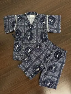 Ampersand ディズニーペイズリー柄甚平 120㎝