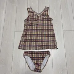 T&G SURF チェック柄 セパレート水着 11L