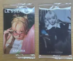 LE SSERAFIM ウエハース　SAKURA シール2枚セット