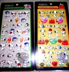 PEANUTS スヌーピー ステッカー 2セット