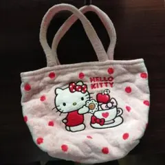 キティ　ハローキティ　バッグ　ふわふわ　Kitty　サンリオ　トートバッグ