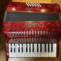 YAMAHA アコーディオン レッド カバー付き 良品】 YAMAHA S-32B アコーディオン レッド ヤマハ