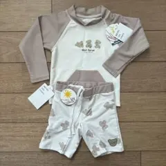 【新品未使用】アプレレクール　ベビー水着　上下セット