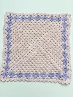 編み物 マルチカバー ハンドメイド グラニースクエア - メルカリ