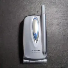 J-PHONE 折りたたみ式携帯電話 本体 J-K05 KENWOOD J-PHONE KENWOOD シルバー 折りたたみ式 - メルカリ