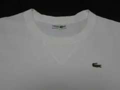希少　８０ｓ　シュミーズラコステ　鹿の子スウェット　ヴィンテージ　前V　M～L位