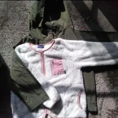 bling girls ２ウェイ　ウインドブレーカー　上着　フリース付　140