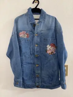 【タグ無し新品未使用】Lois CRAYON ゴブラン織 花とリボン ジャケット ?media_id=3490131819872737692