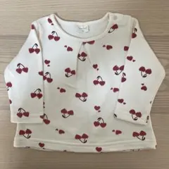 SIMPLE FREE チェリー柄 Tシャツ 70