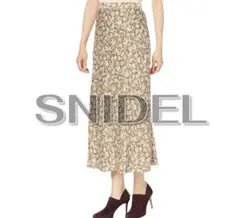 SNIDEL 花柄マーメイドスカート S ロング 人気色
