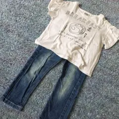 値下げ♥️FOKIDS T-シャツ❤MPSデニム❤90cm