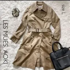 AOKI レミュー スプリングコート トレンチコート L