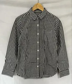 無印良品　ギンガムチェック 長袖シャツ レディース　Lサイズ
